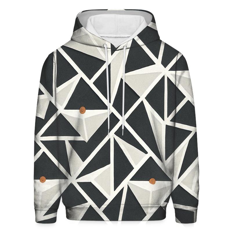 Geometric Filter Weave lightweight hoodies