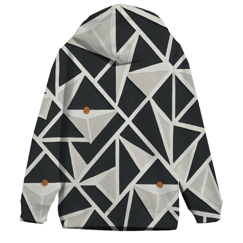 Geometric Filter Weave lightweight hoodies