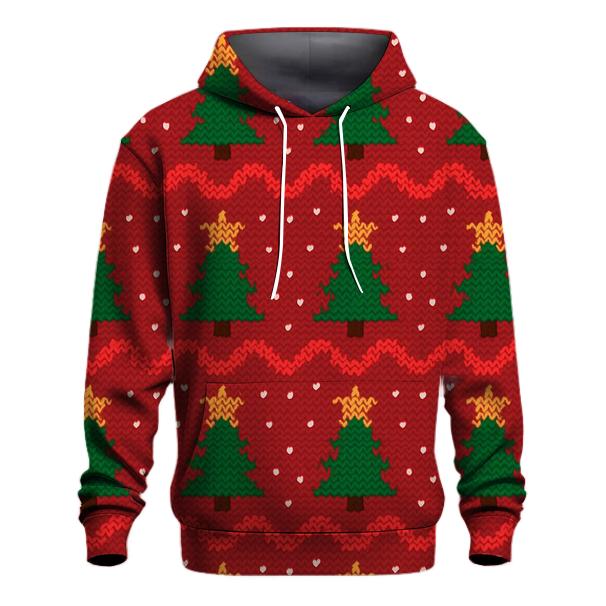Tacky Tinsel Forest Bands zip-up hoodies