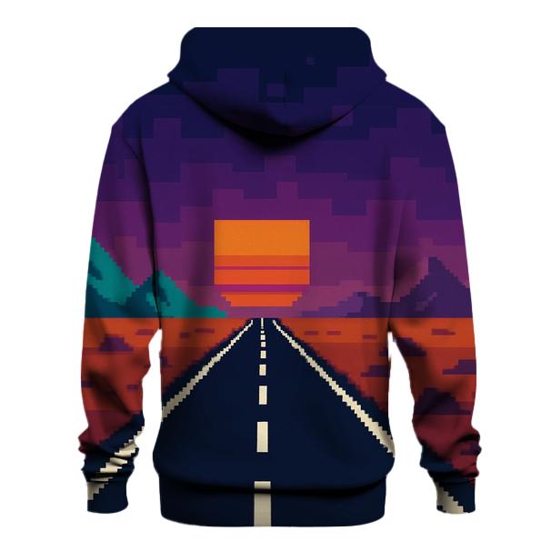 Pixel Desert Drive heavyweight hoodies