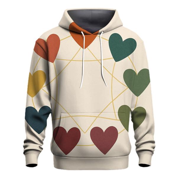 Circle Of Listening Hearts zip-up hoodies