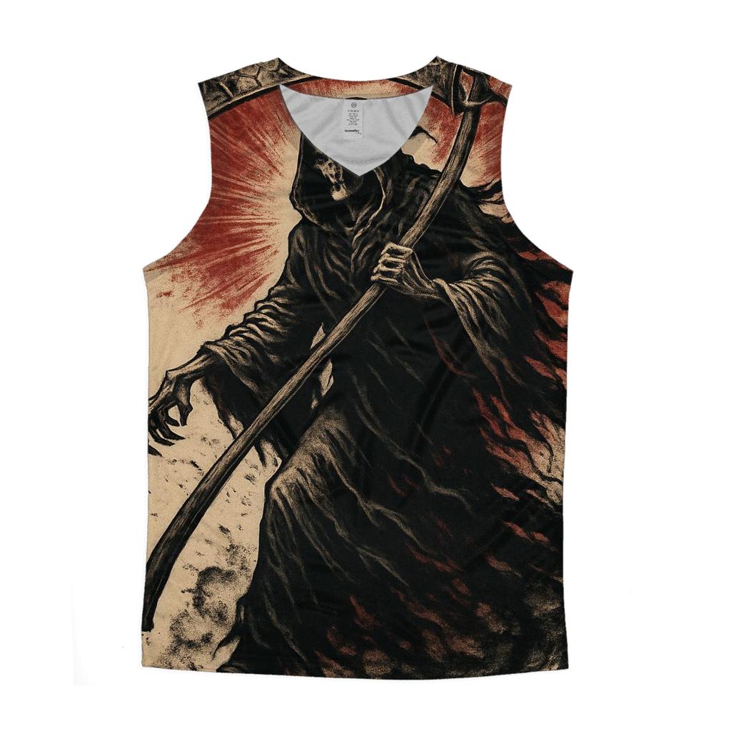 Harvester Of Fractured Souls graphic print tank tops