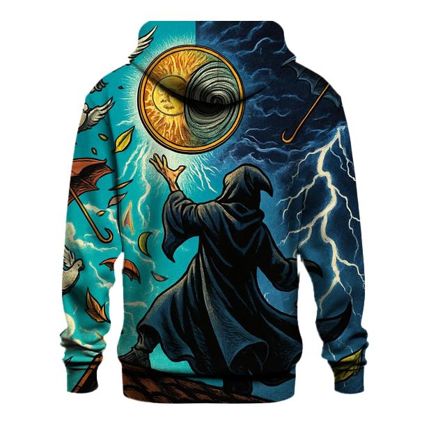 The Coin Flipping Weather Wizard designer hoodies