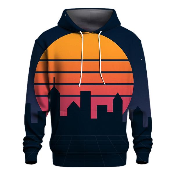 Retro Metro Skyline hoodie trends
