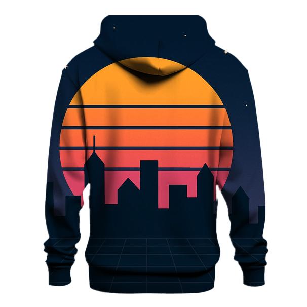 Retro Metro Skyline hoodie trends
