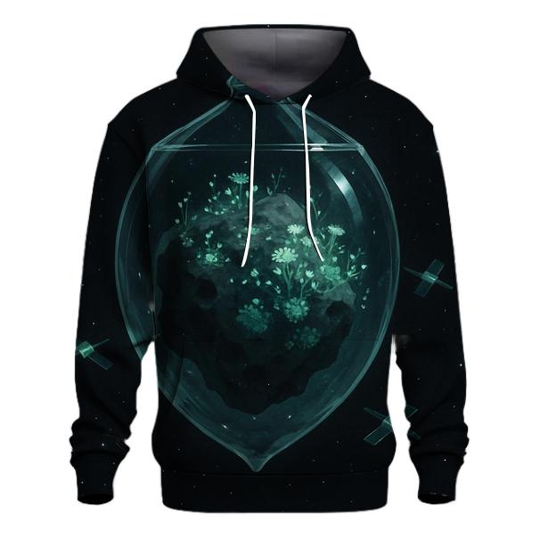 Asteroid Garden Terrarium embroidered hoodies
