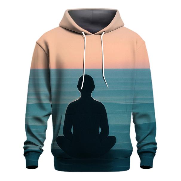 Silent Ocean Contemplation graphic hoodies