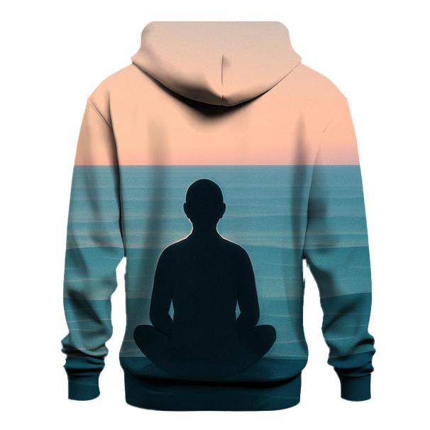 Silent Ocean Contemplation graphic hoodies