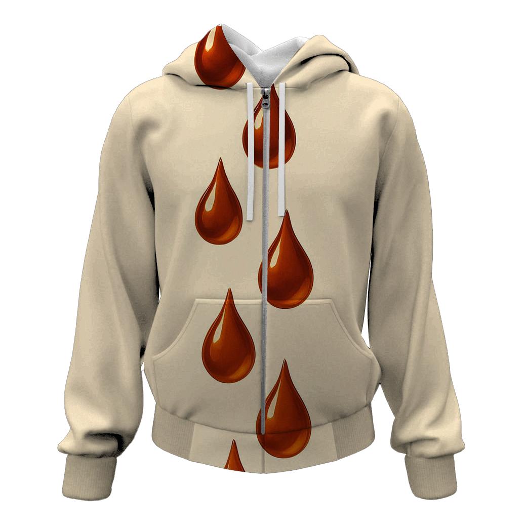 Amber Drip Cascade pullover hoodies