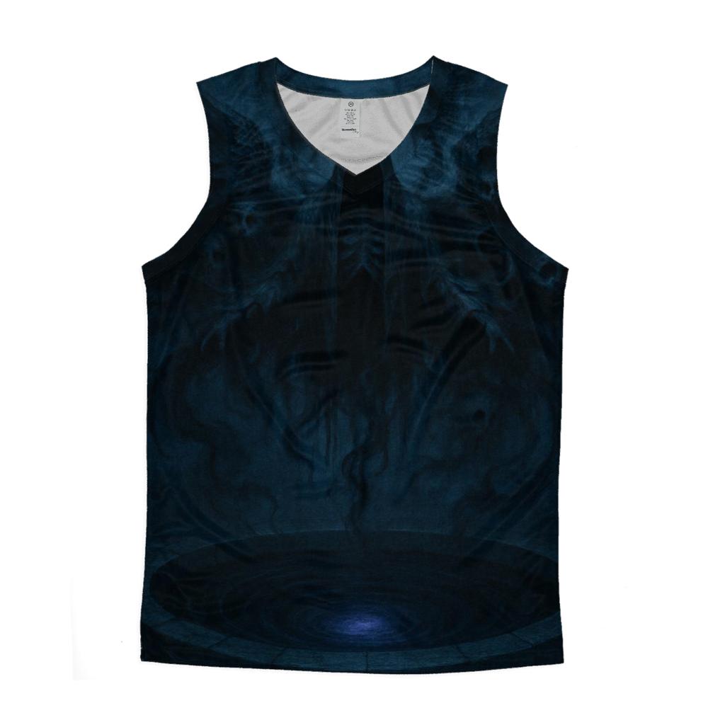 Wings Over The Voidwell graphic print tank tops