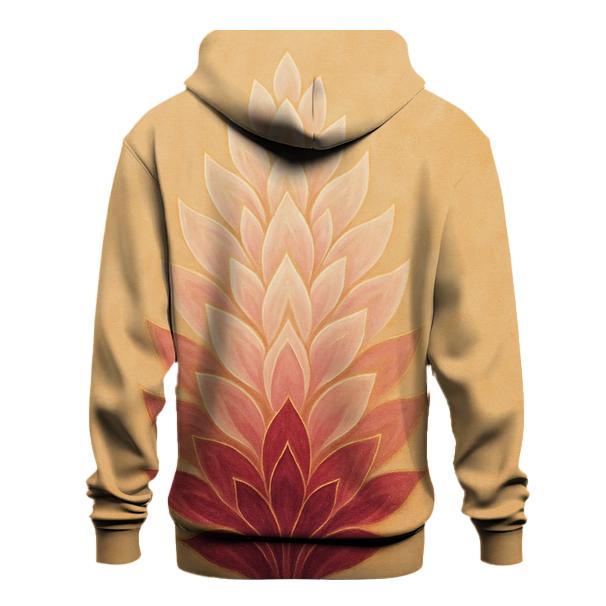 Rising Petal Mandala lightweight hoodies