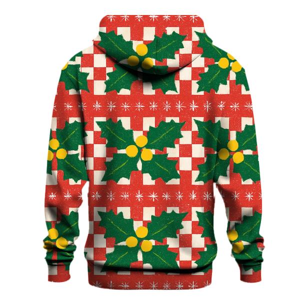 Holly Blizzard Checker Bands graphic hoodies