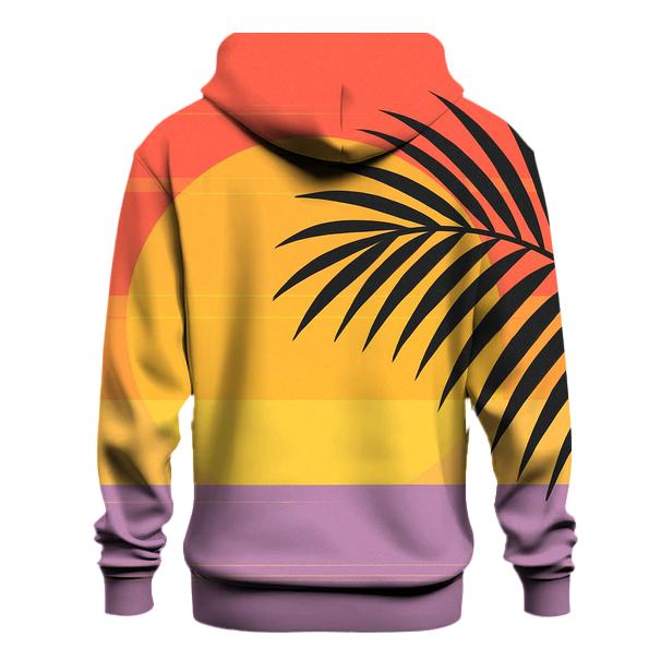 Analog Sunset Stripes custom hoodies