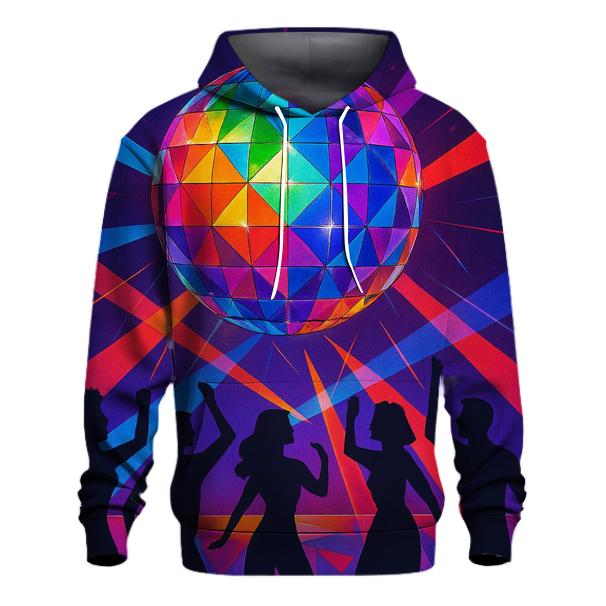 Disco Prism Halo printed hoodies