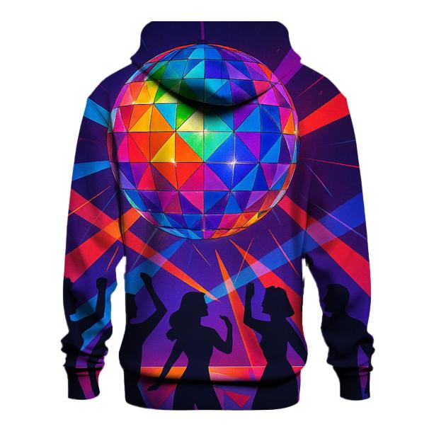 Disco Prism Halo printed hoodies