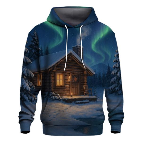 NorthernLightsOverSantasCabin hoodie trends