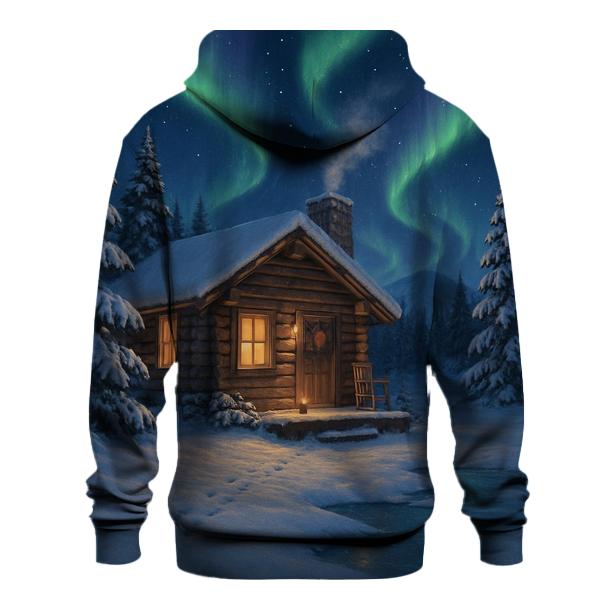 NorthernLightsOverSantasCabin hoodie trends