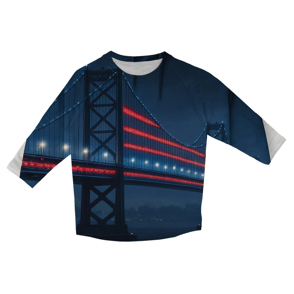 Steel Bridge Star Spangled Crossing custom 3/4 sleeve shirts
