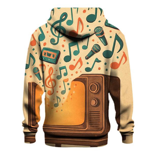 Retro TV Music Portal premium hoodies