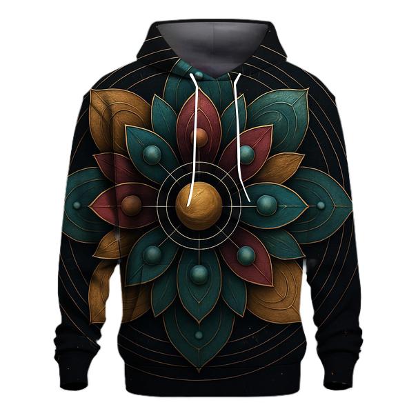 Stellar Time Flower zip-up hoodies