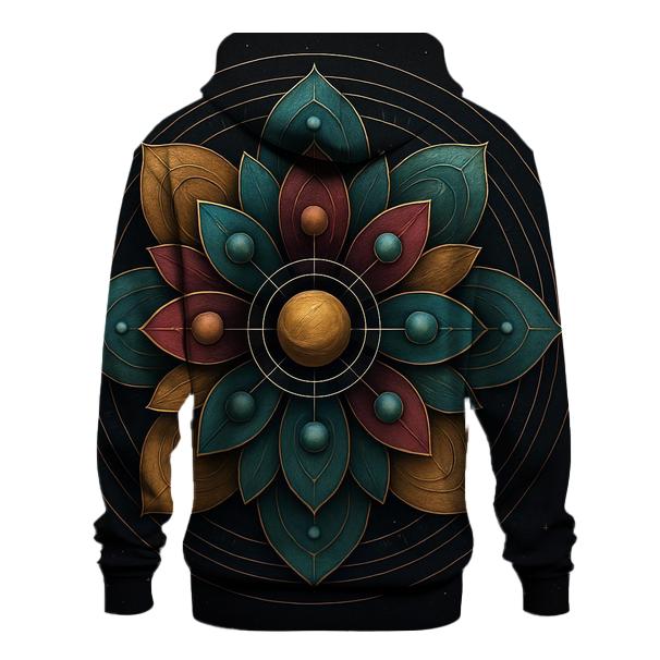Stellar Time Flower zip-up hoodies