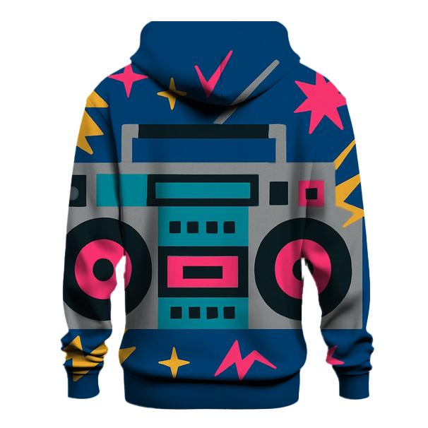 Boom Box Flash Frame printed hoodies