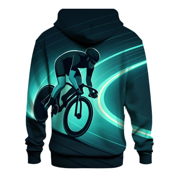 Futuristic Cycling Velodrome Halo hoodie styles