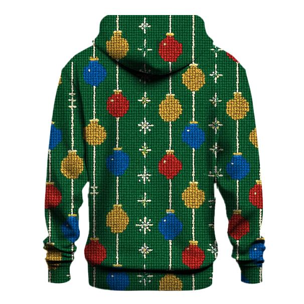 Ornament Ladder Pixel Rows lightweight hoodies