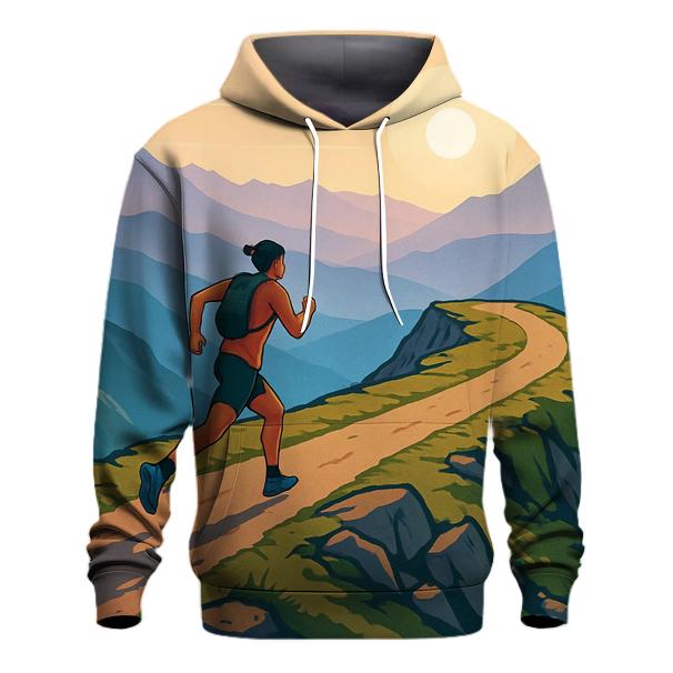 Mountain Trail Running Skyline pullover hoodies