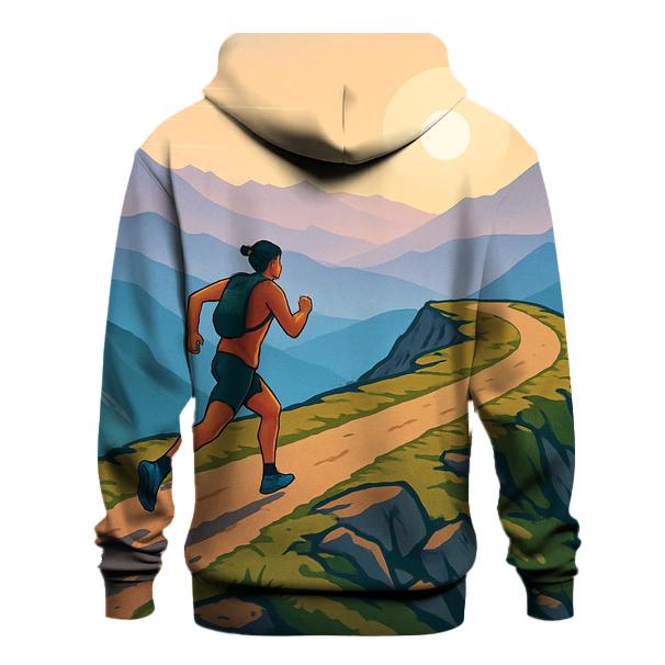 Mountain Trail Running Skyline pullover hoodies