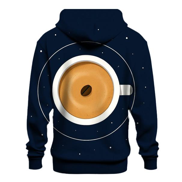Midnight Espresso Orbit graphic hoodies