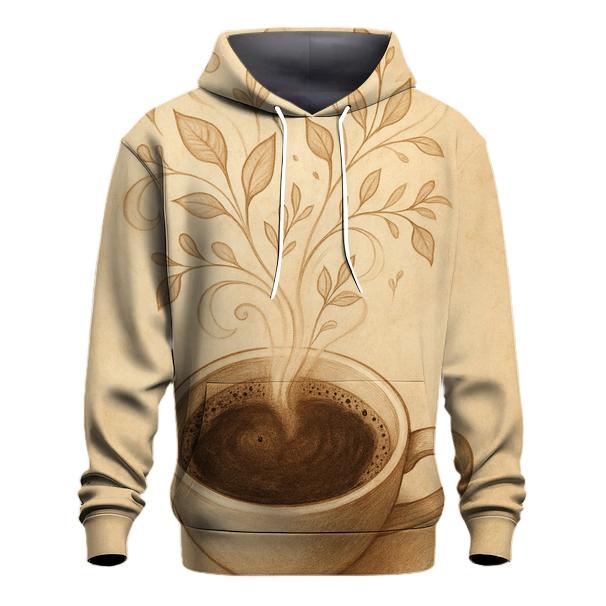 Sepia Steam Garden embroidered hoodies