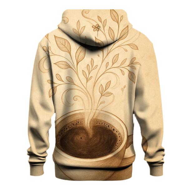 Sepia Steam Garden embroidered hoodies