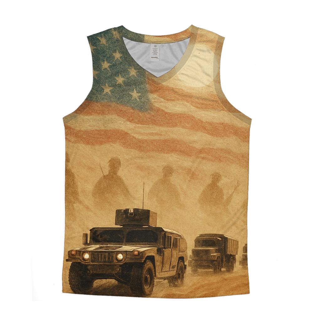 Desert Mirage Of Freedom cotton sleeveless tops