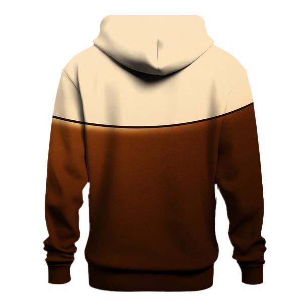 Minimal Crema Horizon custom hoodies