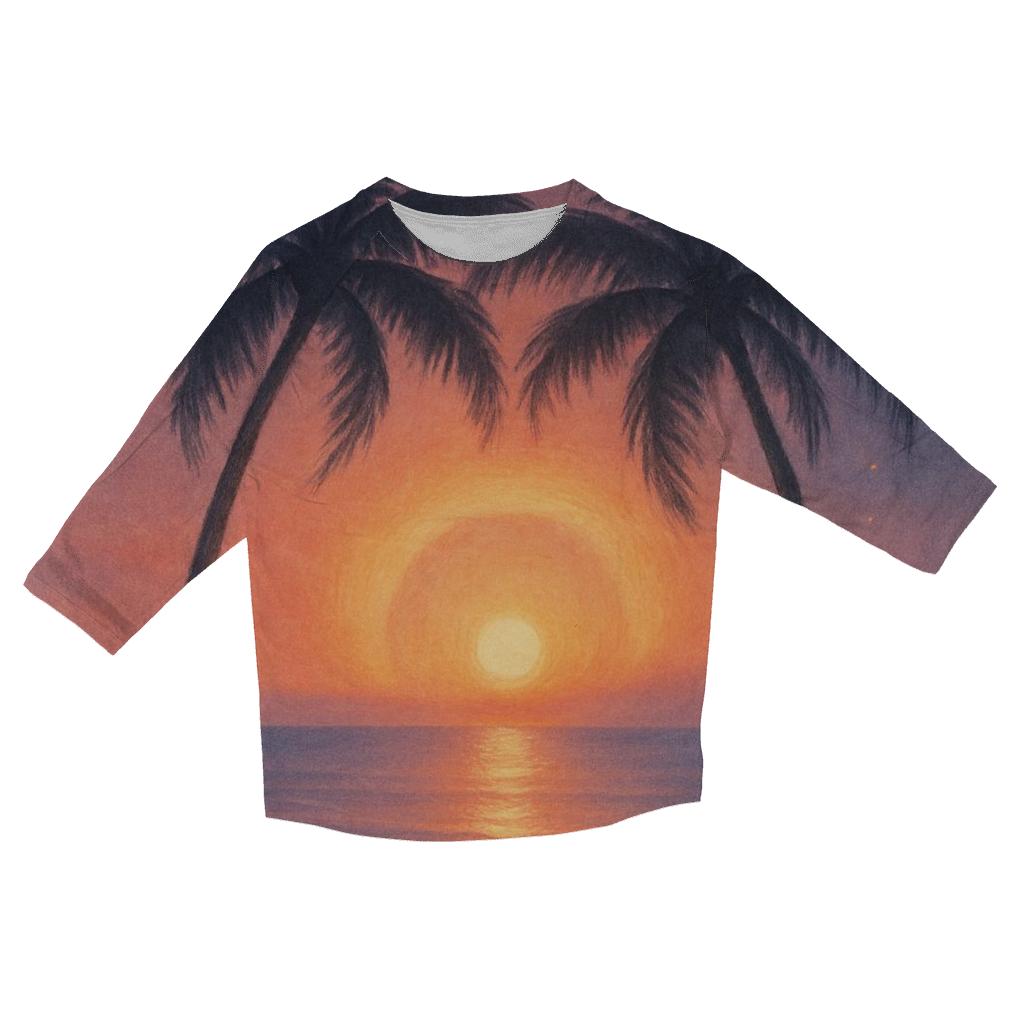 Palm Halo Serenity cotton quarter sleeve shirts