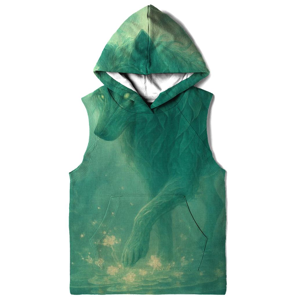 Forest Spirit Bloom Wolf lightweight hoodies