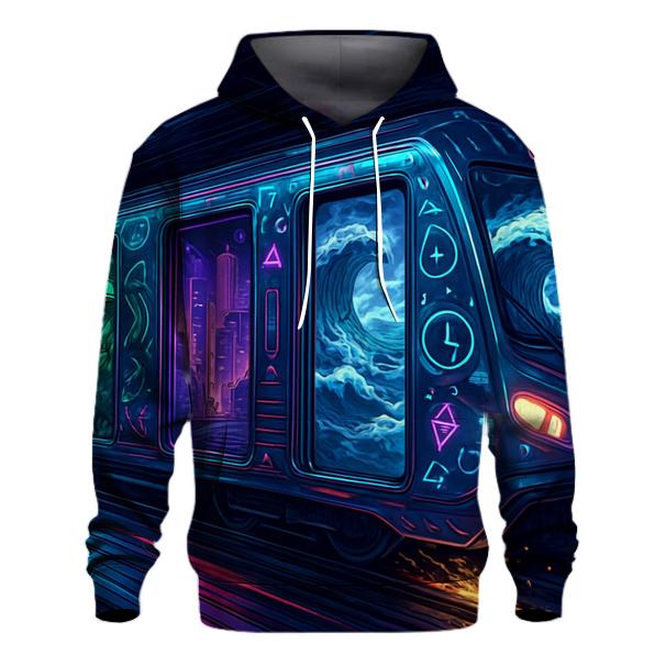 Subway Train Of Impossible Stops zip-up hoodies