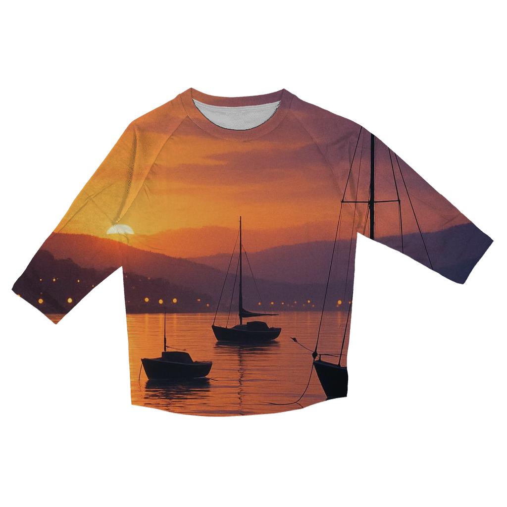 Harbor Lights At Last Glow stylish quarter sleeve tops