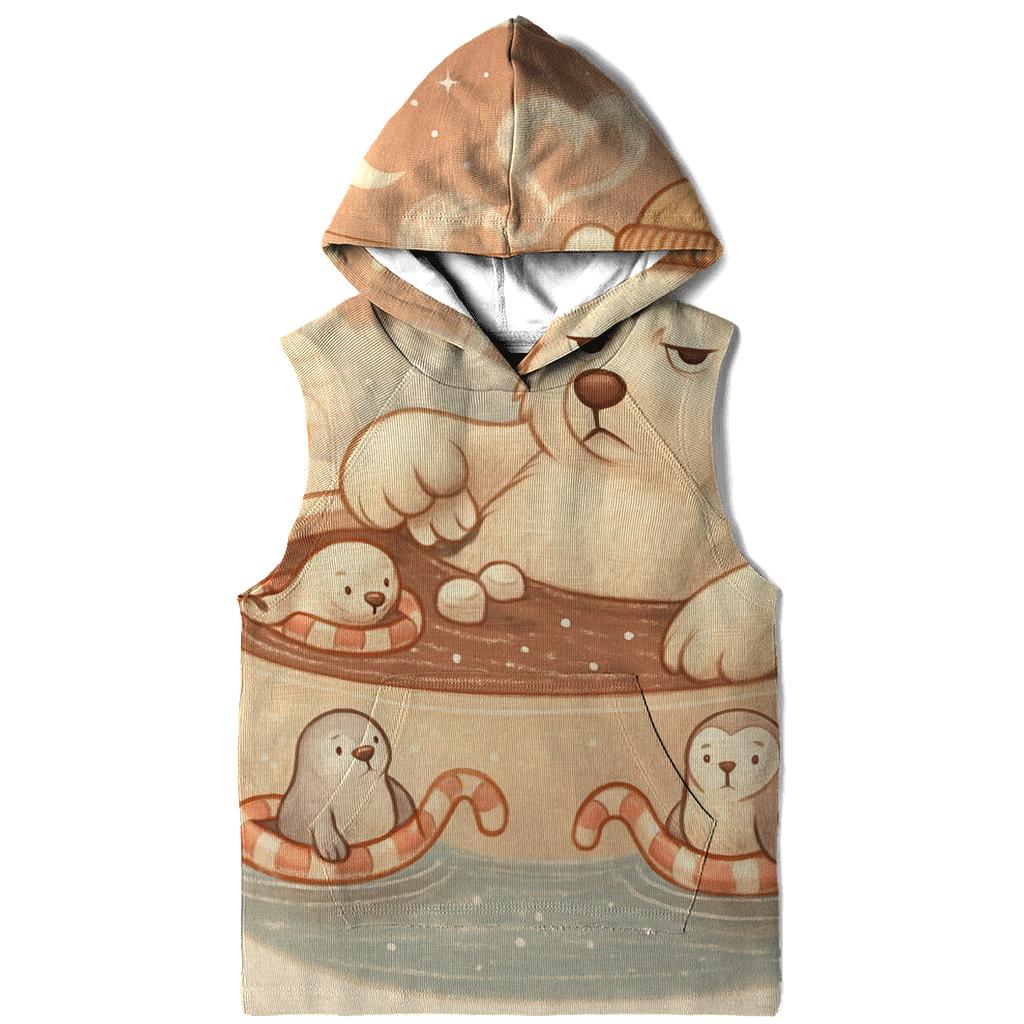 Grumpy Polar Bear Hot Cocoa Spa hoodie designs