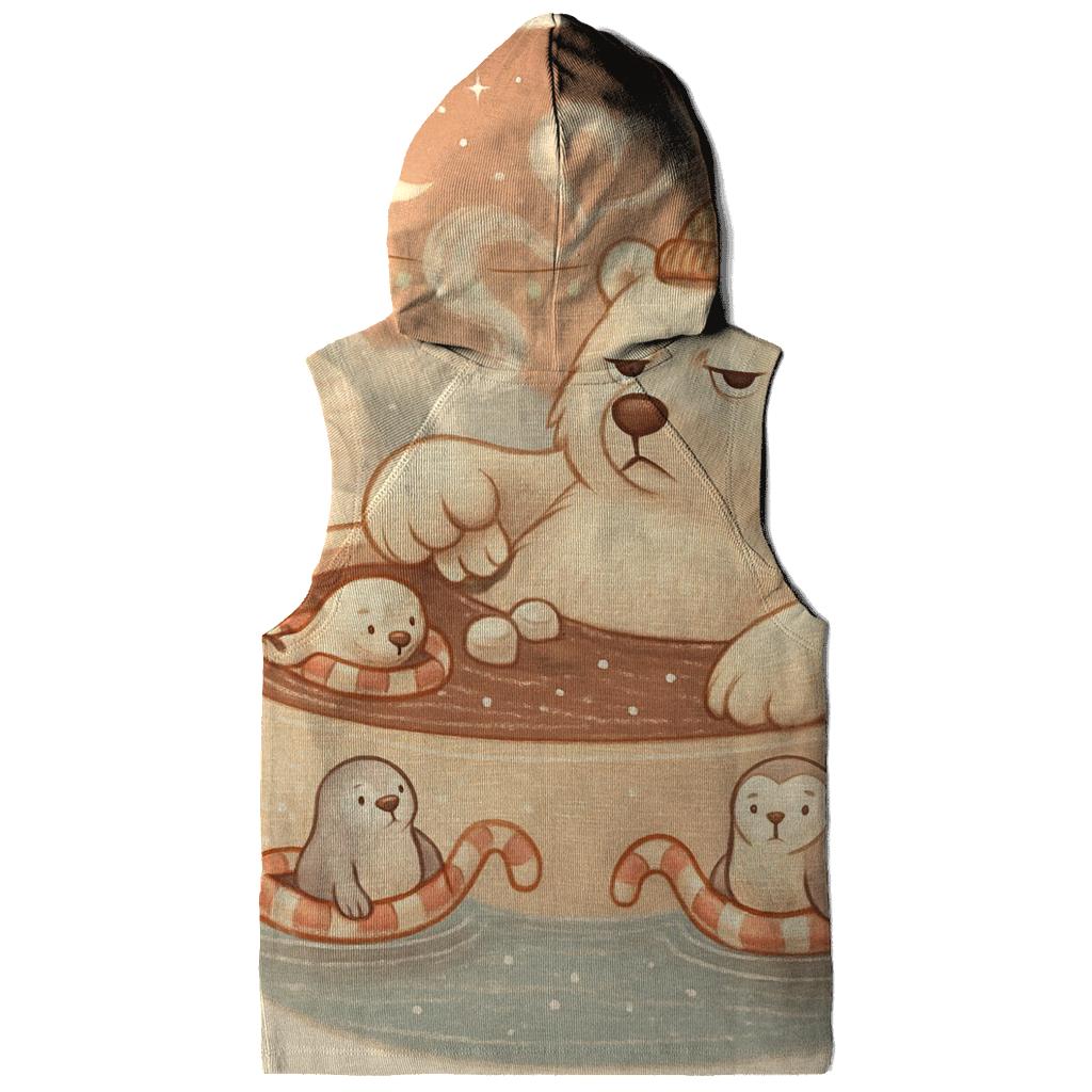 Grumpy Polar Bear Hot Cocoa Spa hoodie designs