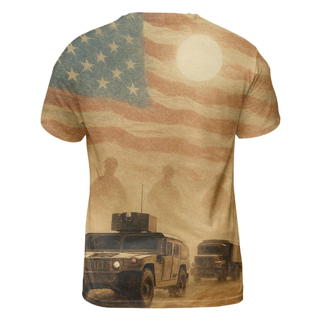 Desert Mirage Of Freedom custom all-over print shirts