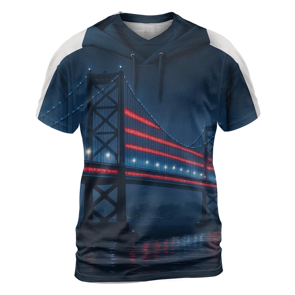Steel Bridge Star Spangled Crossing unique graphic print tees