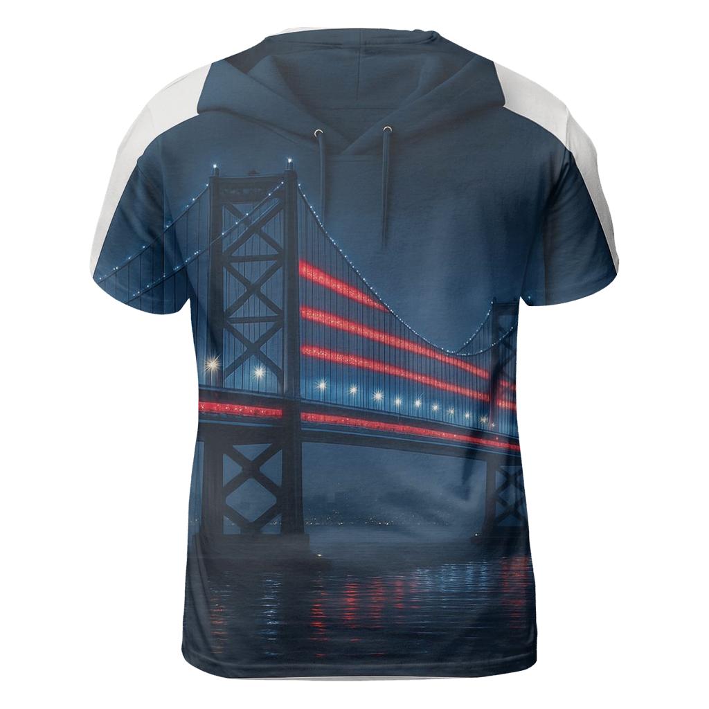 Steel Bridge Star Spangled Crossing unique graphic print tees