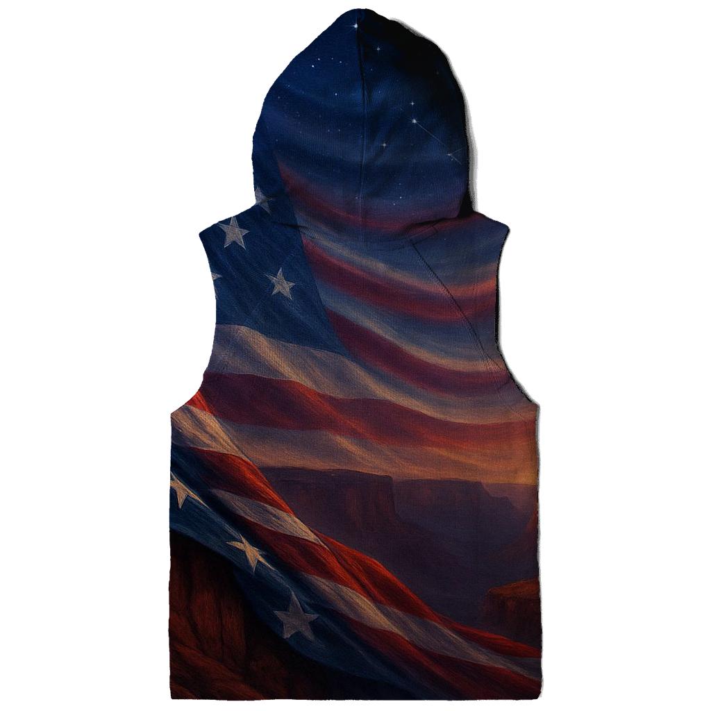 Celestial Stripes Over Canyon Ridge zip-up hoodies