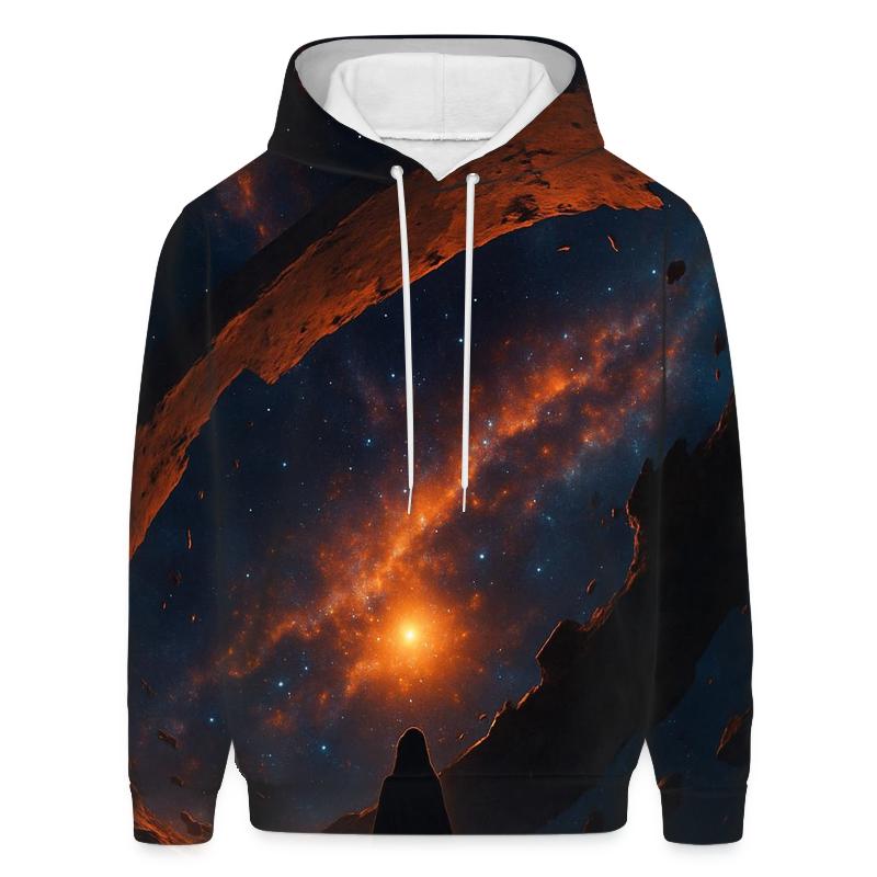 Voyager On The Broken Ringworld zip-up hoodies