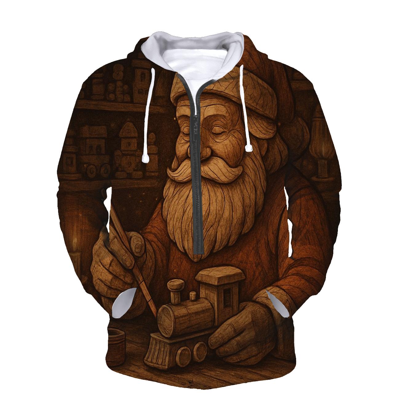 Vintage Toy Maker Santa Nook pullover hoodies
