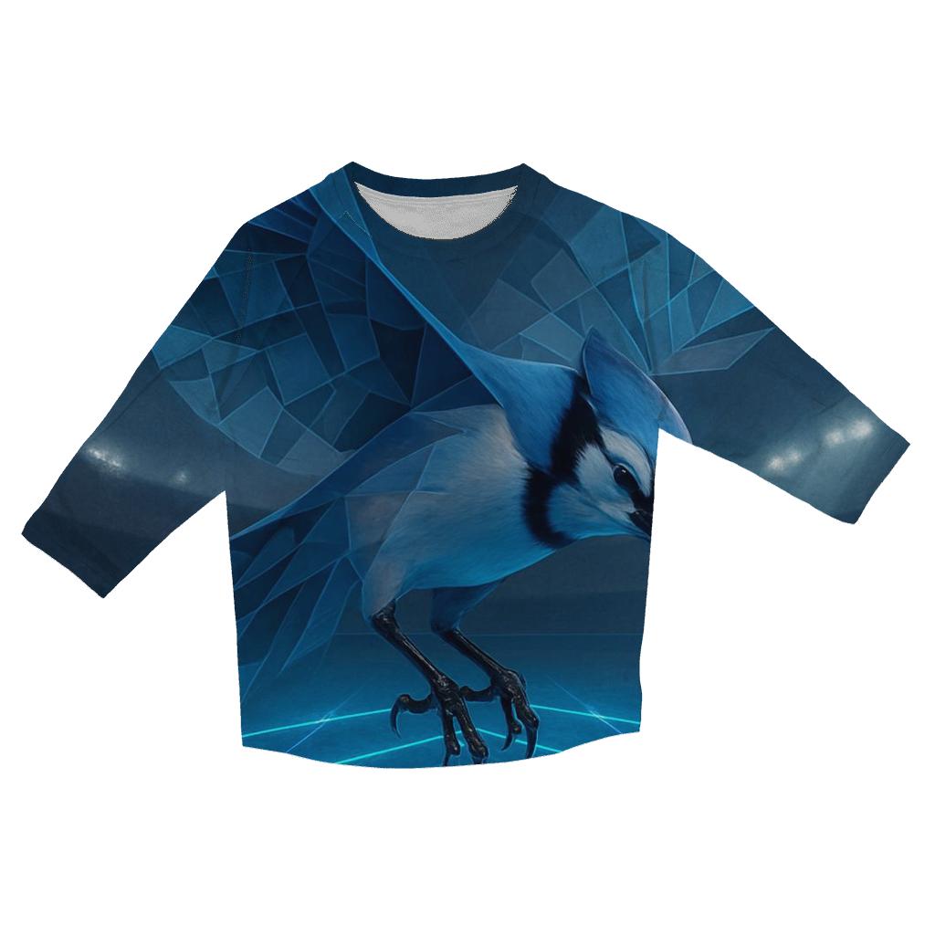 Diamond Echo Flight With Blue Jays Spirit printed three quarter sleeve shirts