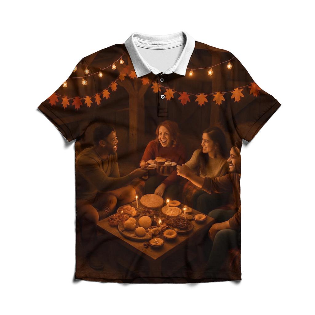 Barn Loft Thanksgiving Hideaway classic pique polos