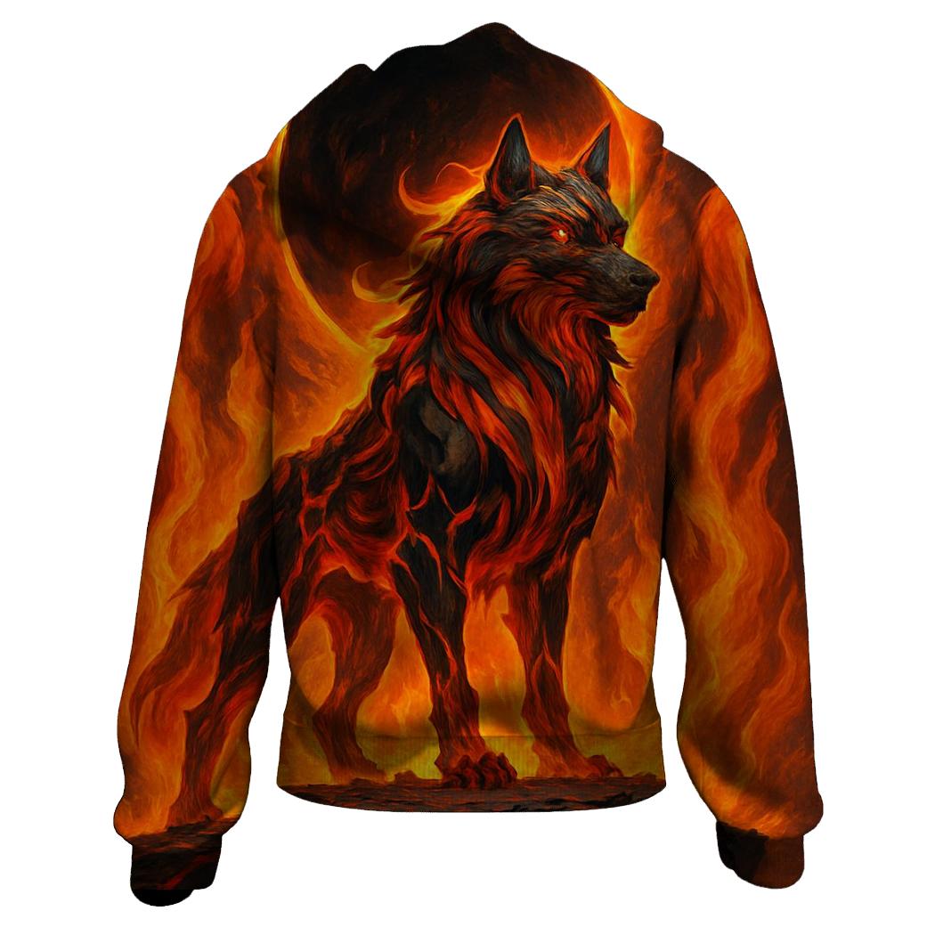 Solar Ember Alpha embroidered hoodies